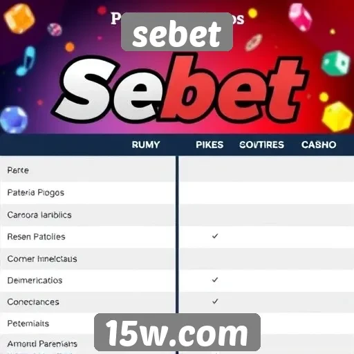 Comparação do sebet com plataformas de jogos concorrentes
